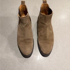 Men's ZARA Suede Chelsea Boots